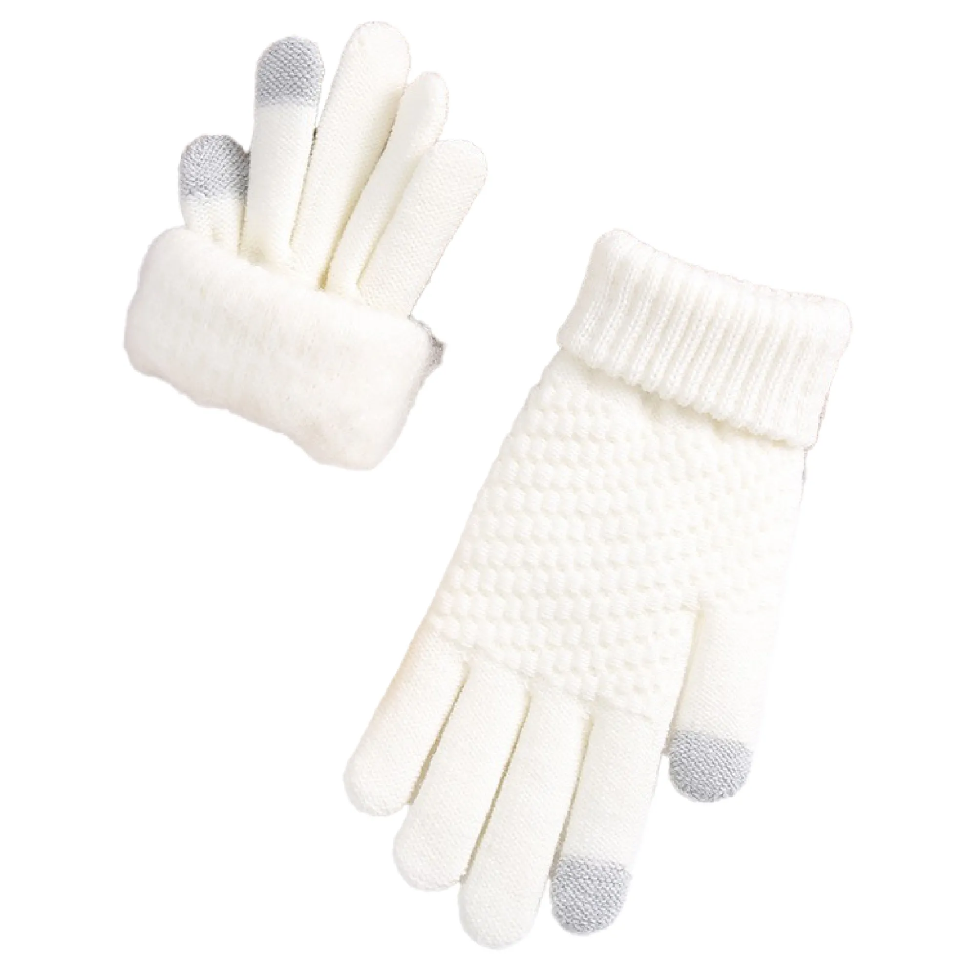 Touchscreen Gloves Stretch Knitted Texting Windproof 2
