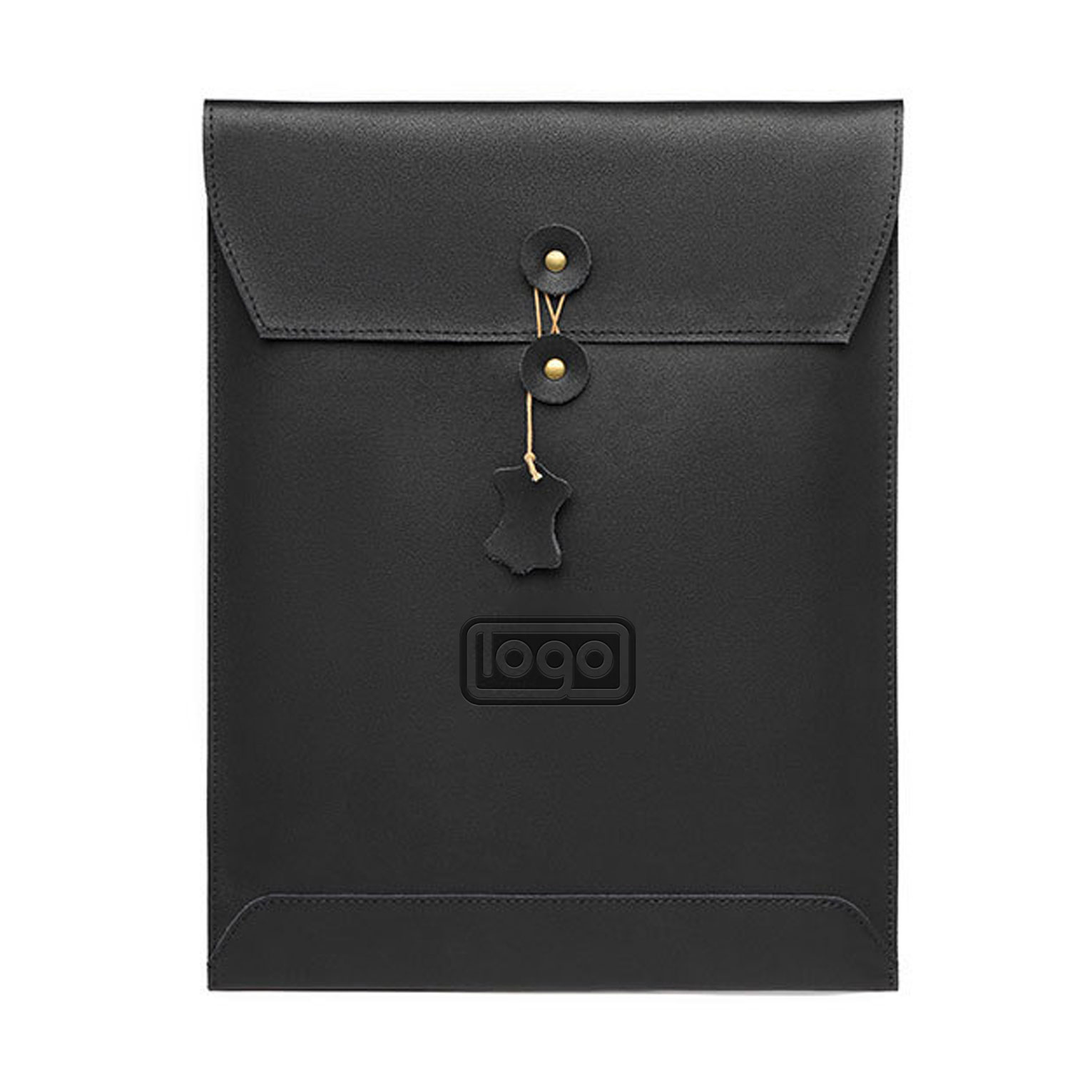 13'' PU Leather String Tie Closure A4 File Folder 2