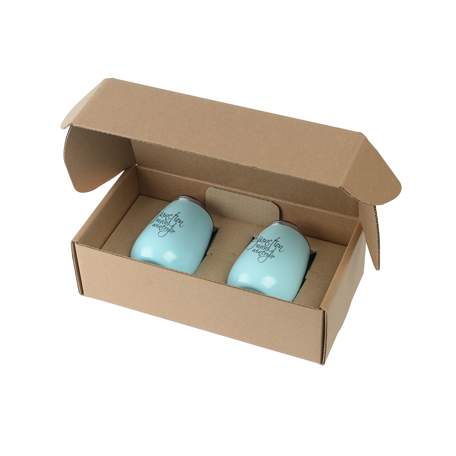 Stainless Steel Stemless Wine Glasses Gift Box Set 10