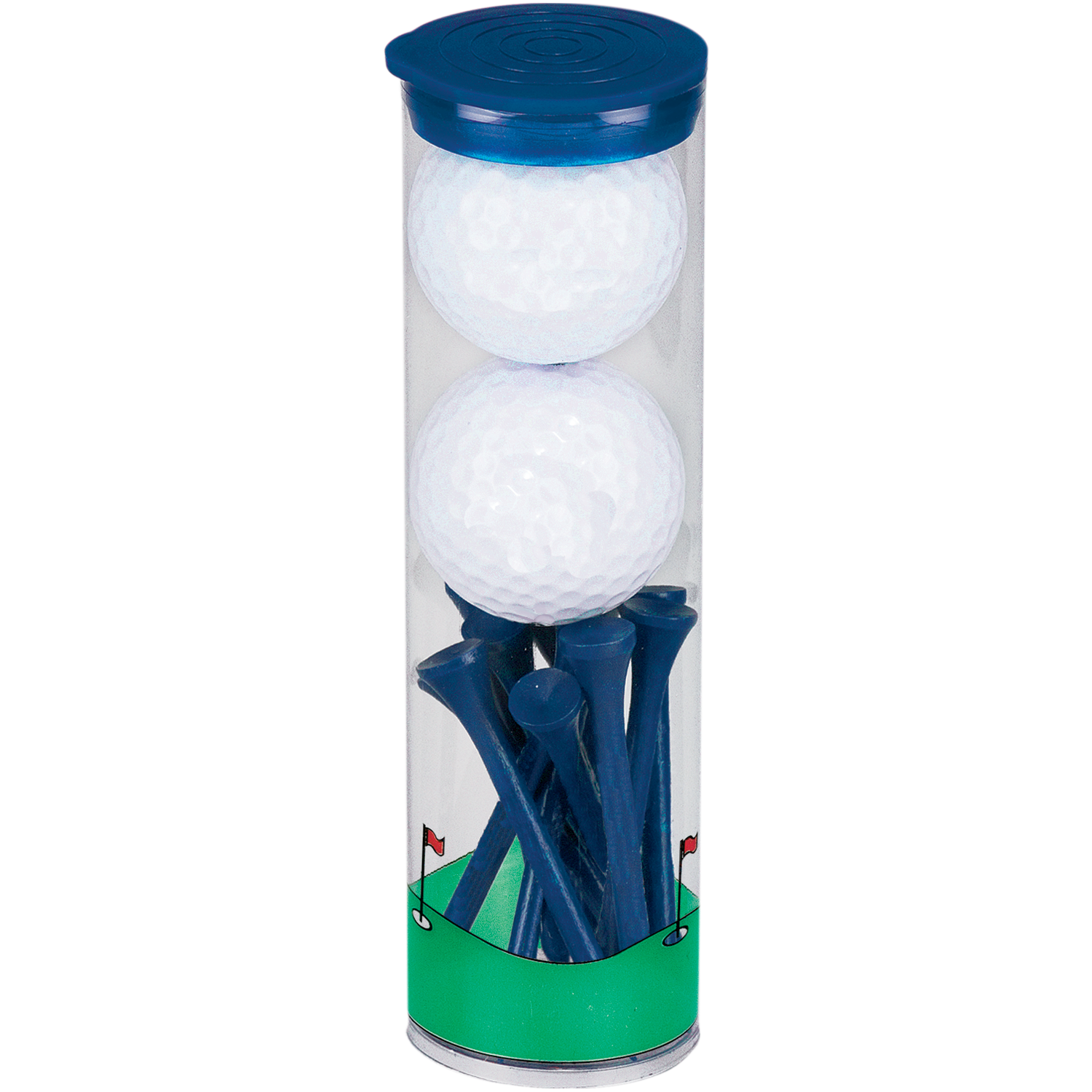 2 Ball Tall Tube with Pinnacle Golf Balls 4