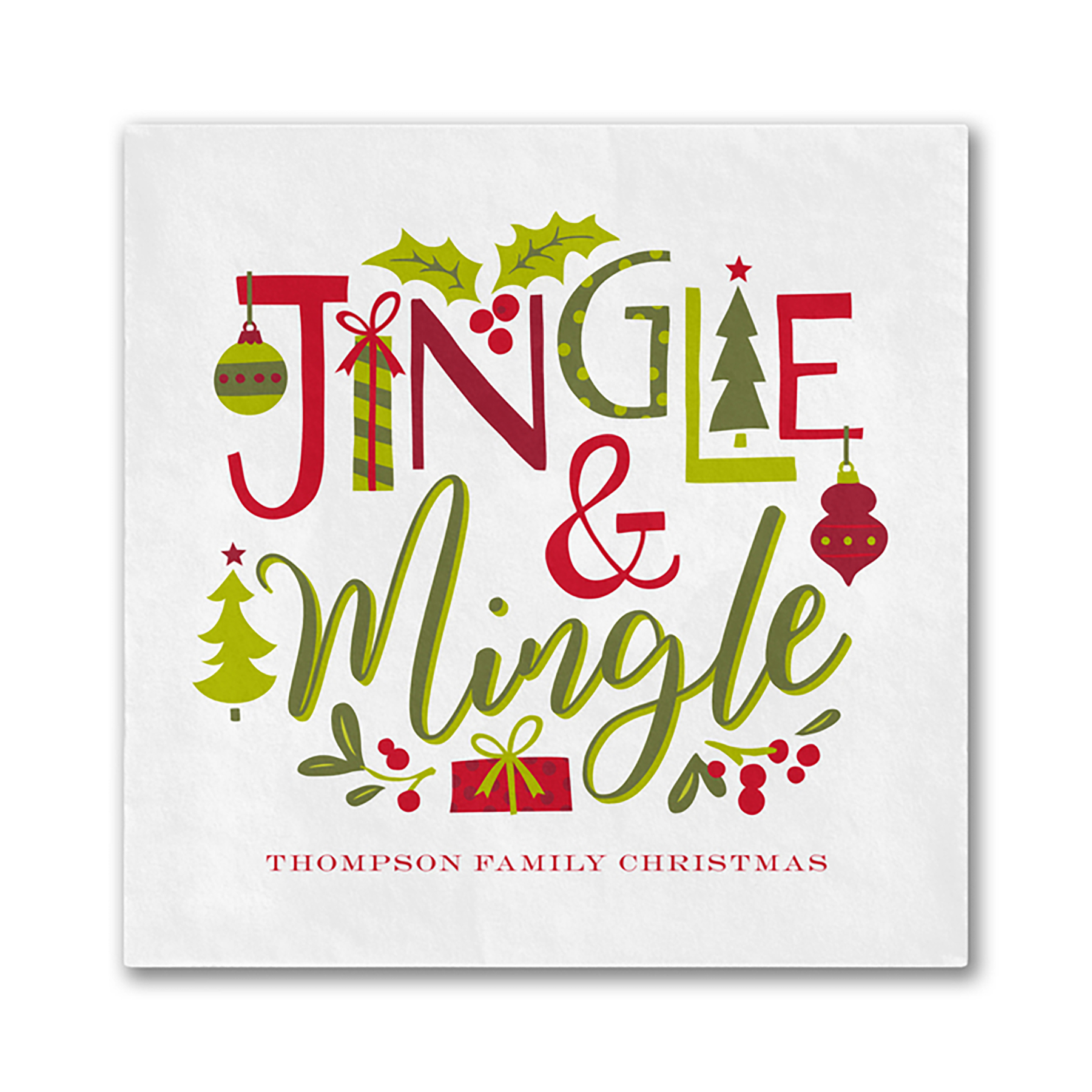 Jingle & Mingle Beverage Ooh La Color Napkin 2
