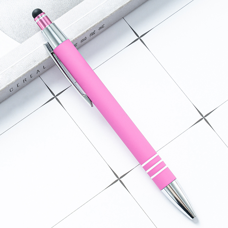 Stylus Click Action Aluminum Ballpoint Pen 5