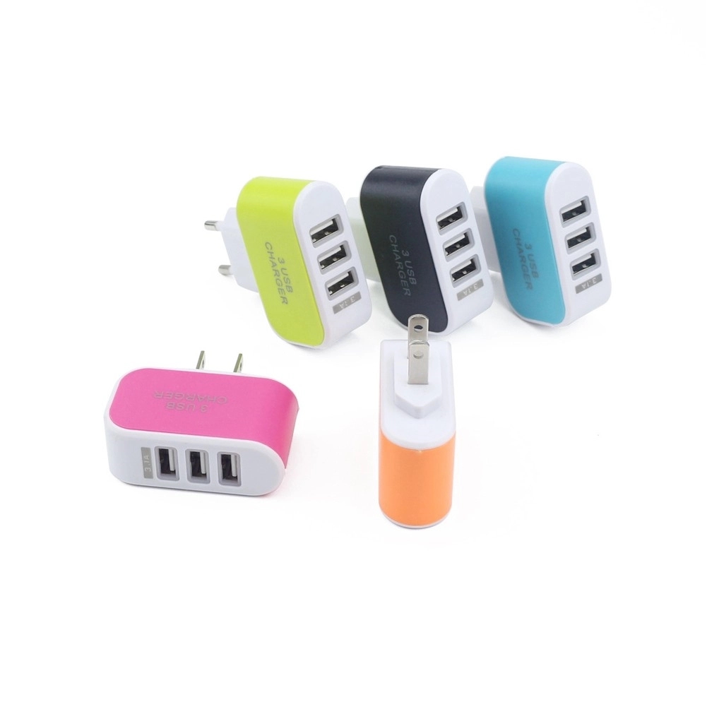 3 port USB Travel Wall Charger 4