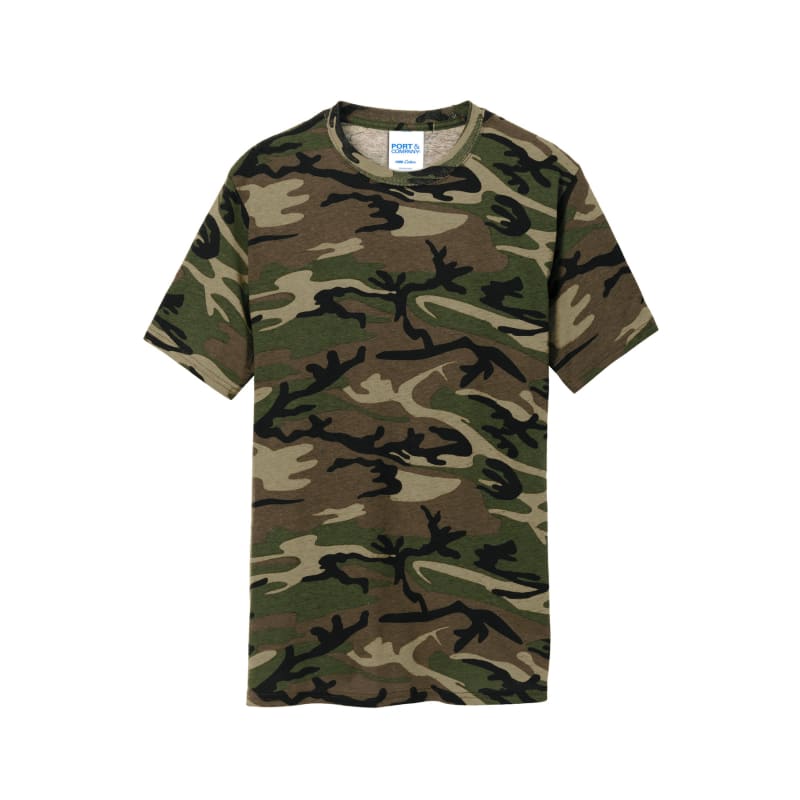 Port & Company Core Cotton Camo Tee. 24