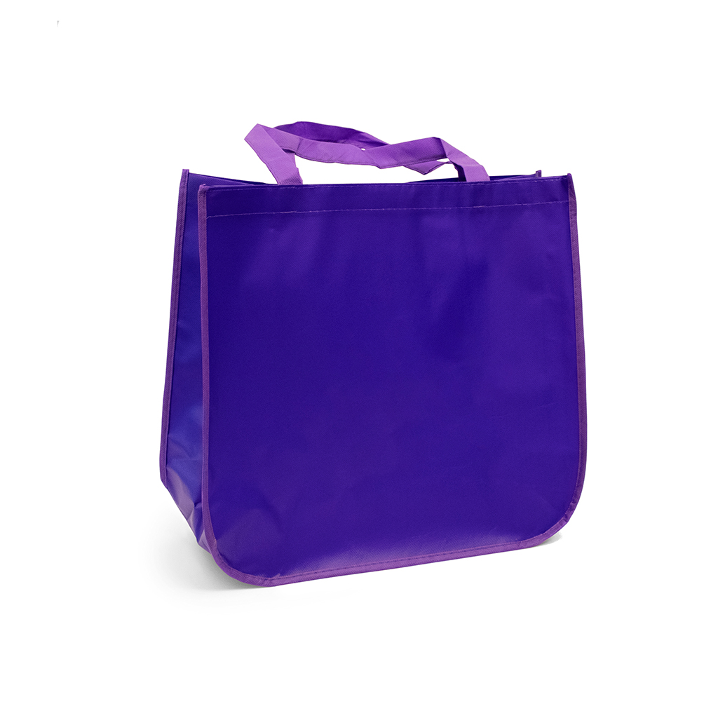 Large laminated Grocery Tote with heat transfer logo 5