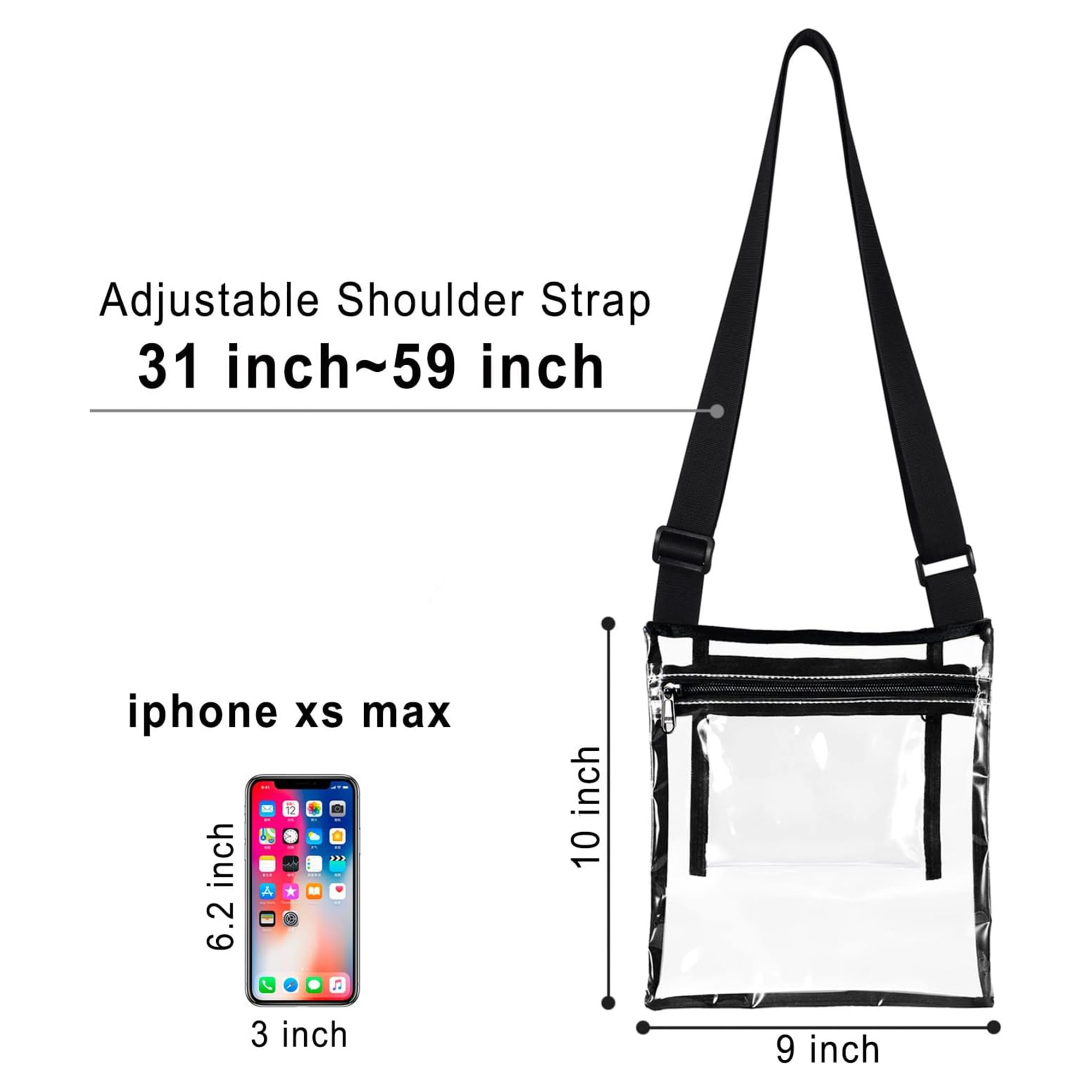 Clear Crossbody Purse Bag 4