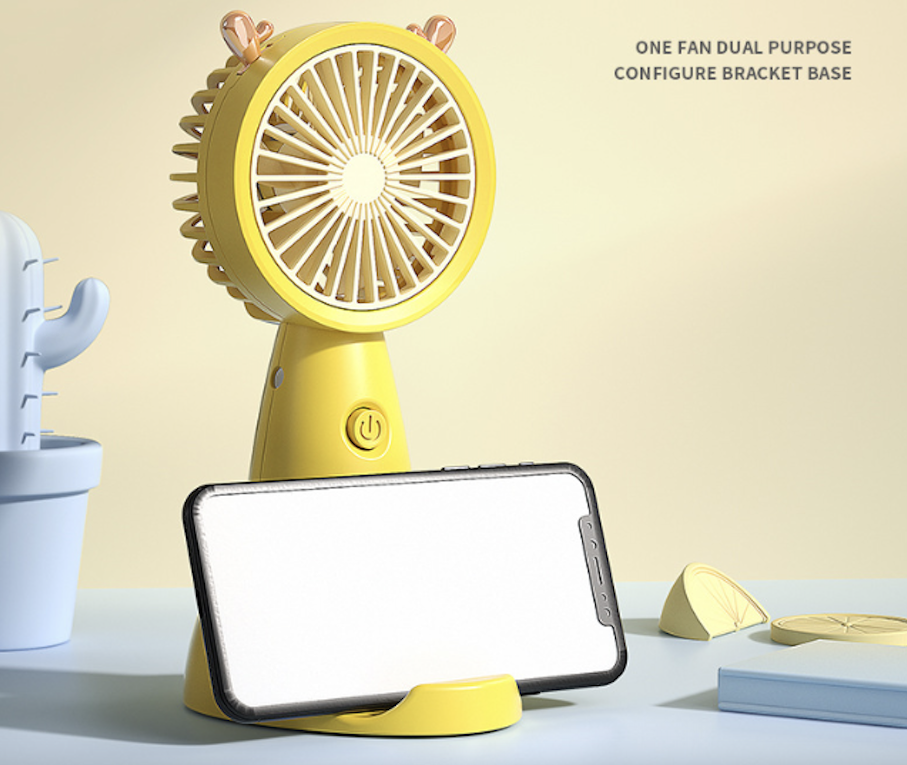 Handheld Fan/Phone Holder 2