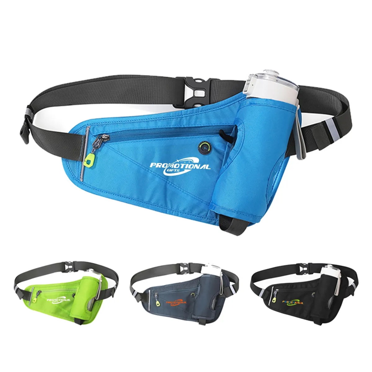 Fanny Pack Running Belt with Water Bottle Holder 2