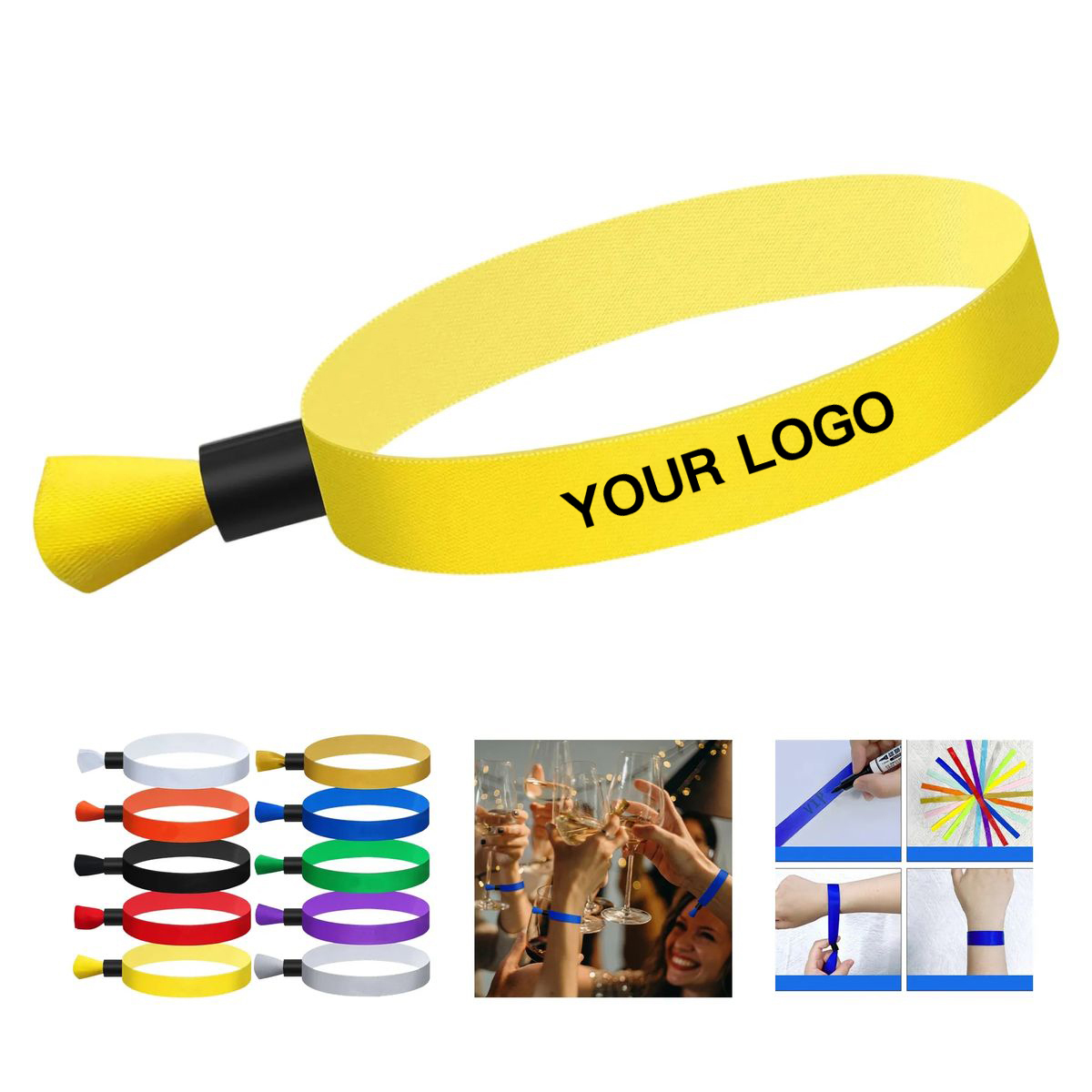 Durable Wristbands with Heat Transfer Custom Printing 3