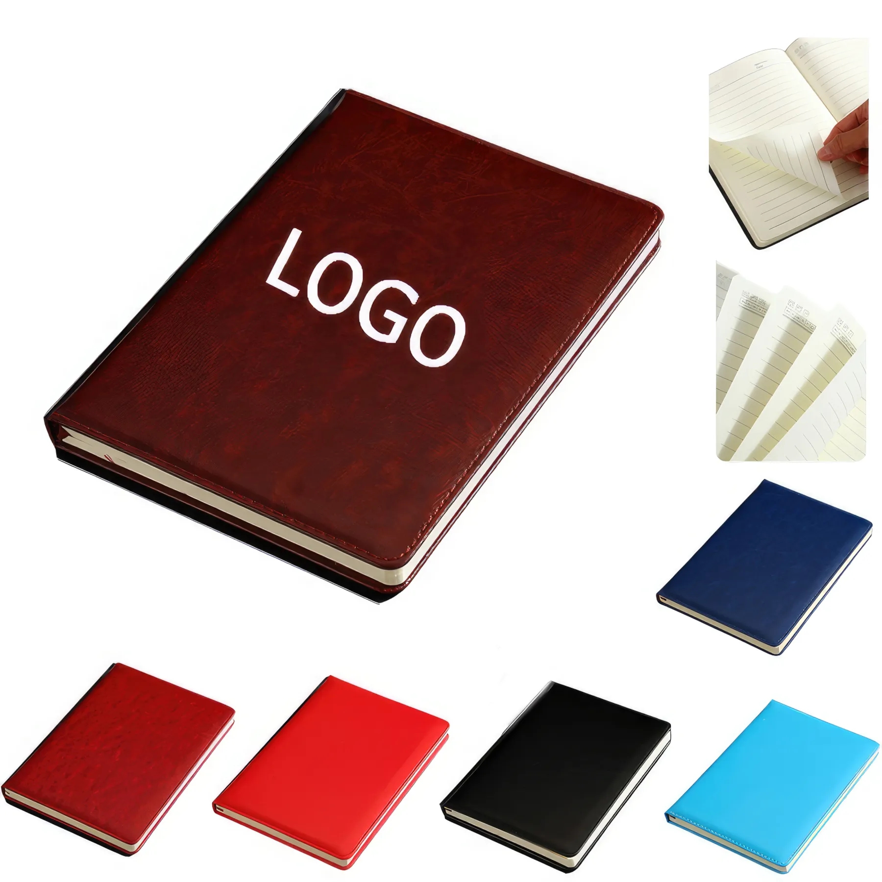 A5 Business Leather Meeting Notebook 3