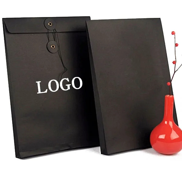 Black Kraft Paper Envelopes 1