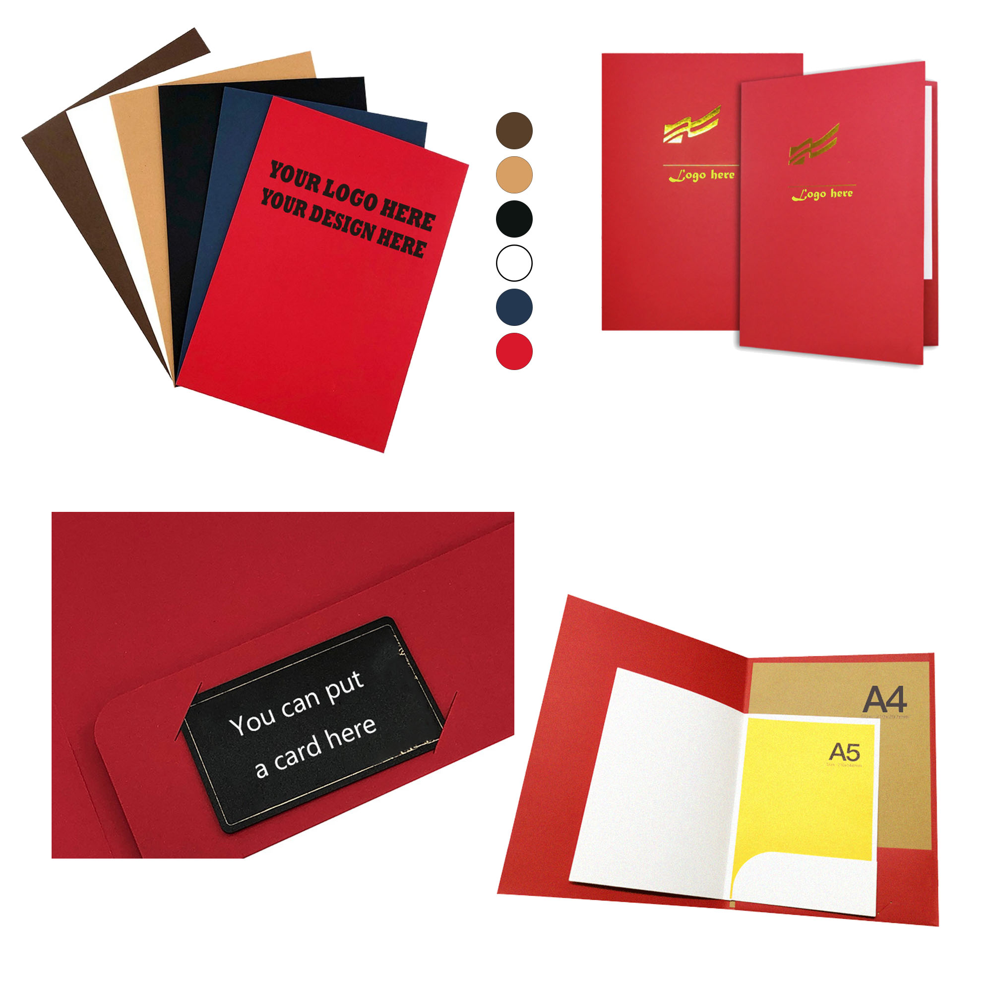 MOQ500 Contract Document Folder (A4 Size) 1