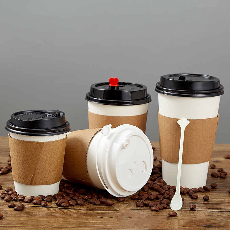 8oz Paper Coffee Cups, custom paper cup with logo imprint 2