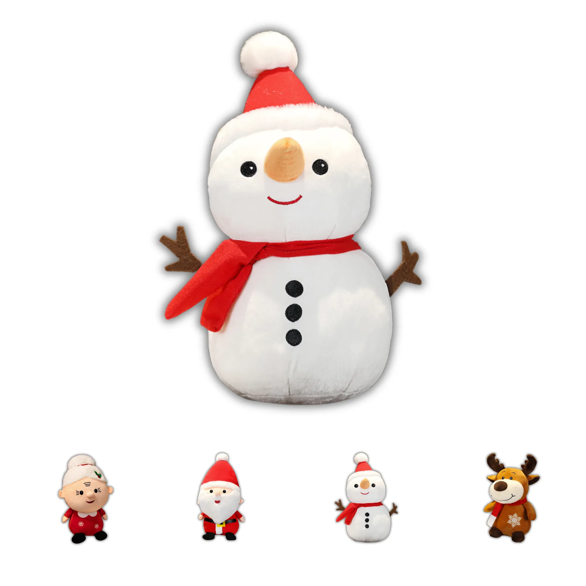 MOQ 50 Snowman Plush Toy Doll 2
