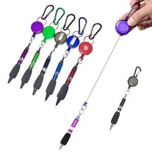 Stretchable Pen With Carabiner 5