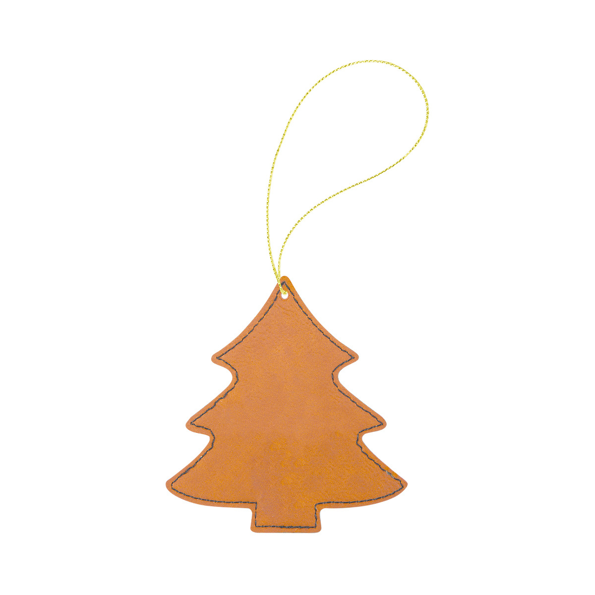 Rawhide Leatherette Tree Ornament 2