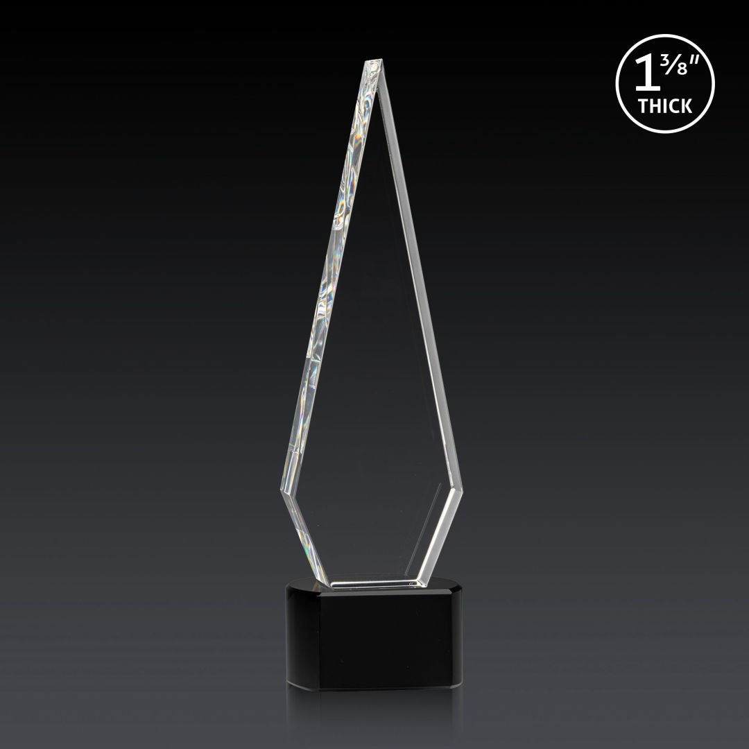 Springfield 3D Award on Paragon Base - Black 2