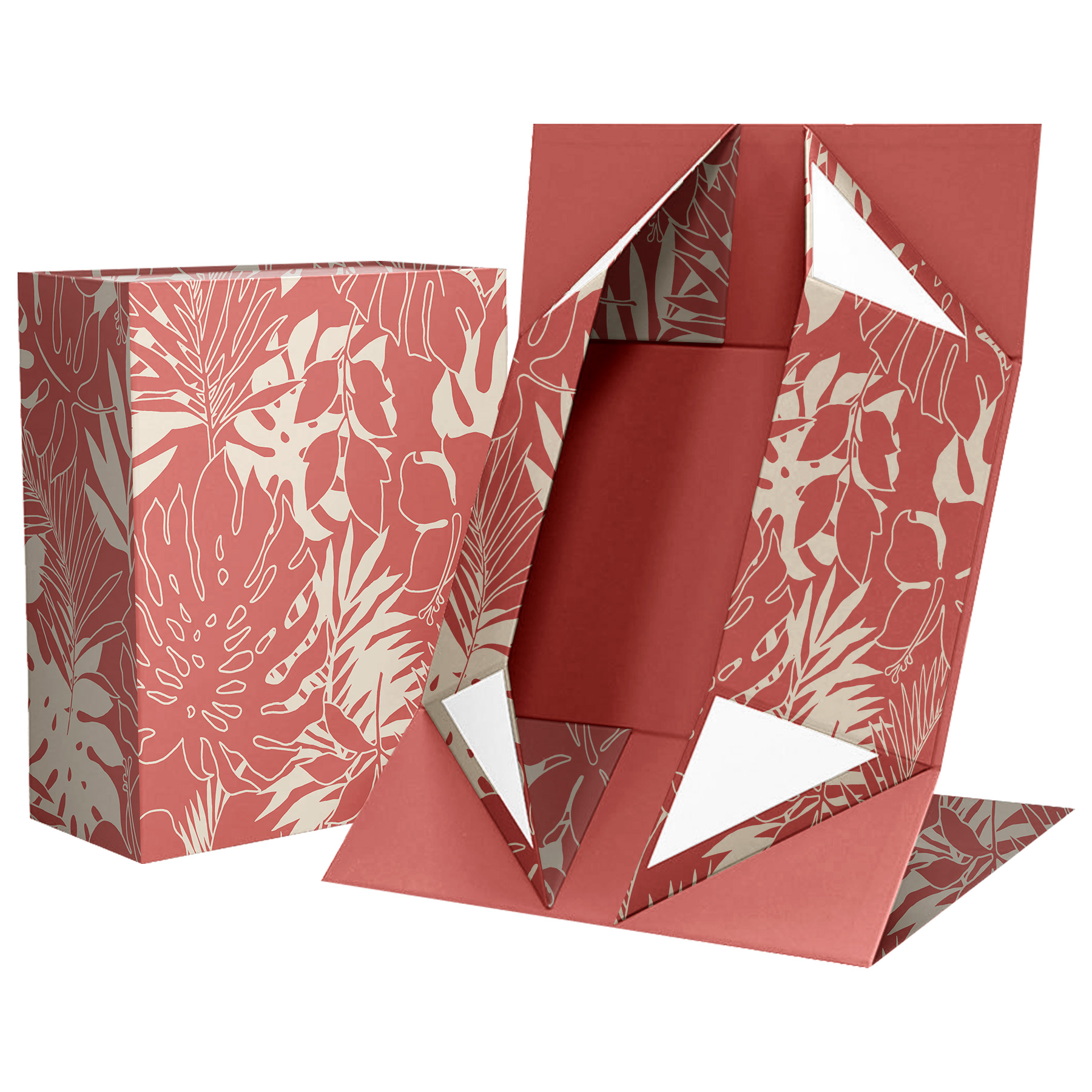 Custom Full Color Foldable Magnetic Closure Promotional Gift Box (8'' L x 7'' W x 3'' H) 14