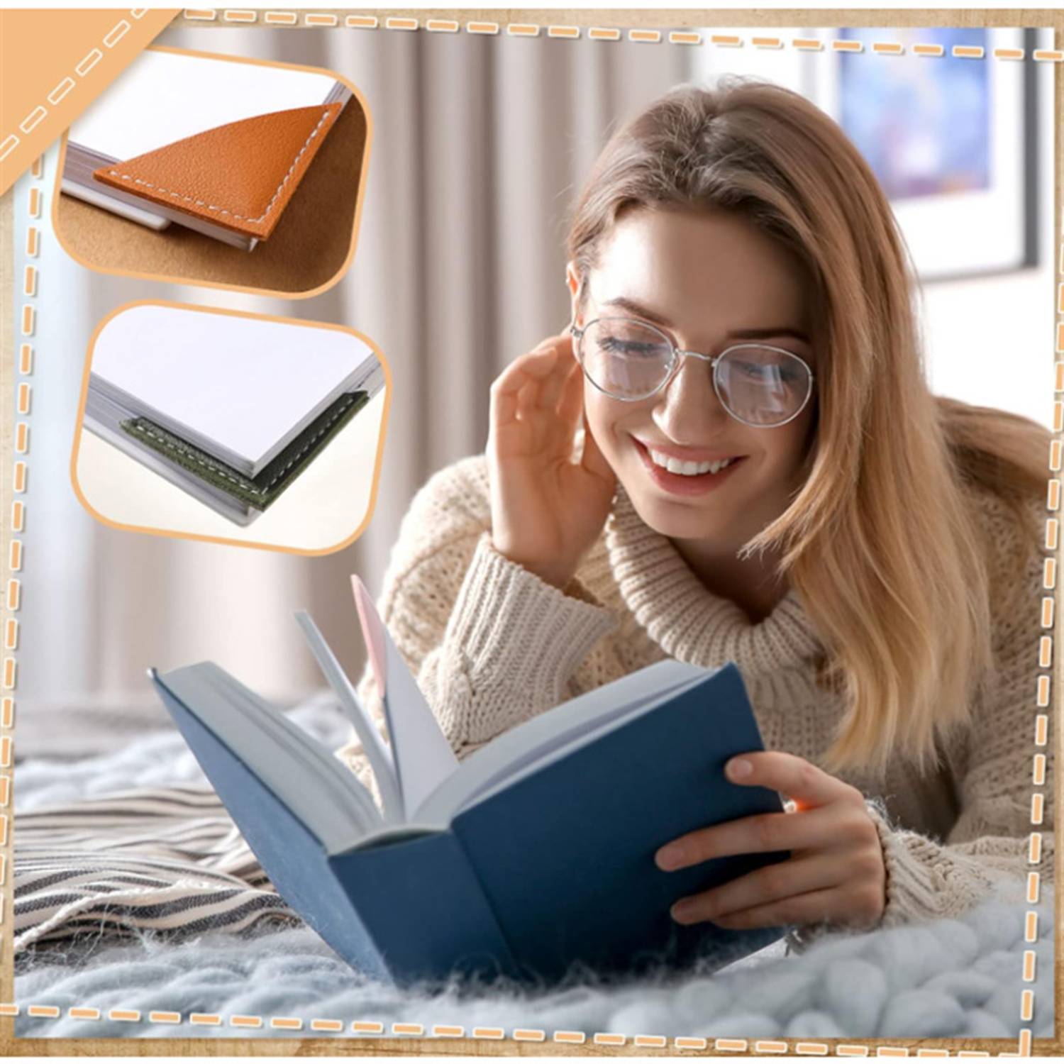 PU leather bookmark 2