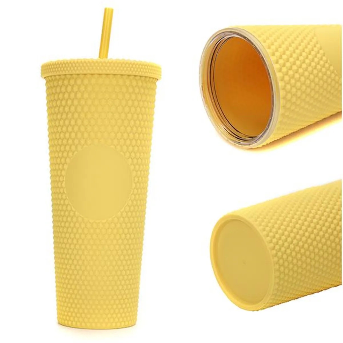 24 Oz Studded Tumbler with Straw and Lid 4