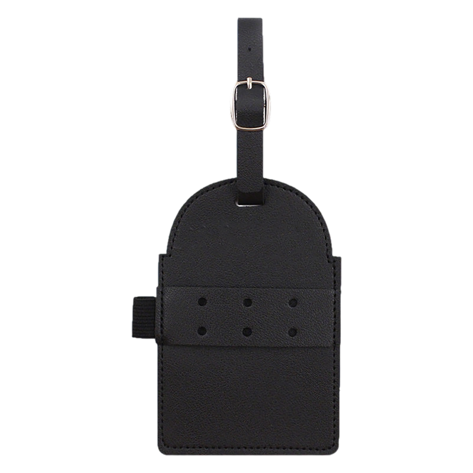 Polyurethane Leather Tee Holder Tag With Pencil Slot Strap 3.23" x 4.73" 15