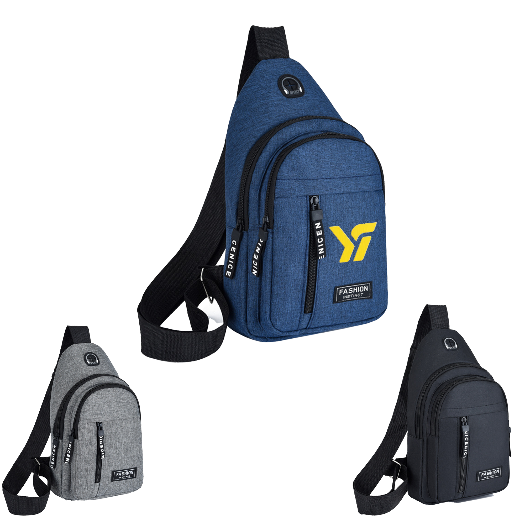 Small Oxford Crossbody Sling Backpack 3