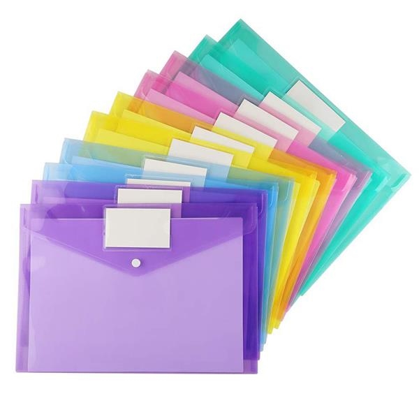 Plastic Mesh Zipper Pouch Document Bag 3