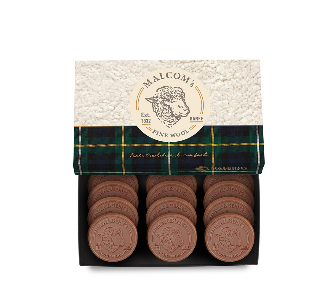 Gourmet 12-Piece Chocolate Shortbread Cookie Gift Set with Luxury Custom Packaging 6