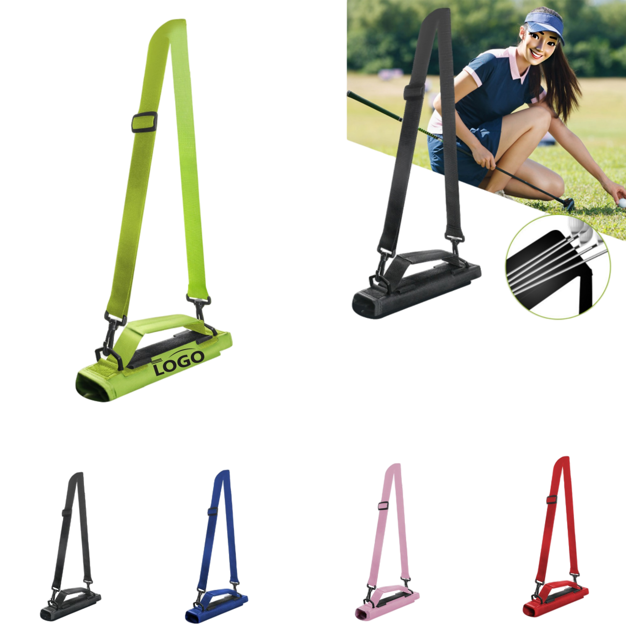 Golf Travel Lightweight Golf Club Bag 2