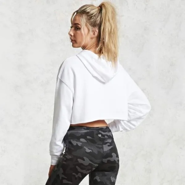 Factory Sample Long Sleeve Crop Top with Print 3