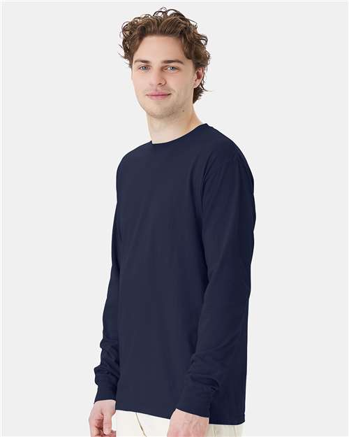 Unisex Garment-Dyed Long Sleeve T-Shirt - GDH200 308