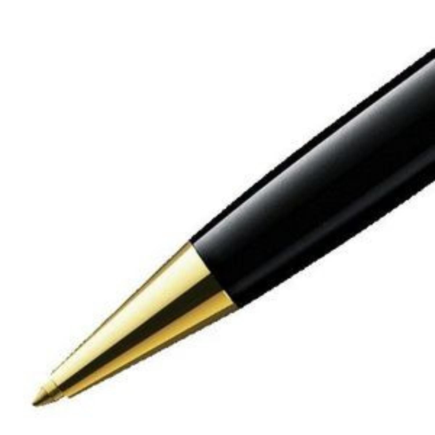MONTBLANC® Meisterstück Luxury Gold & Black Classique Ballpoint Pen w/ Gift Box 4