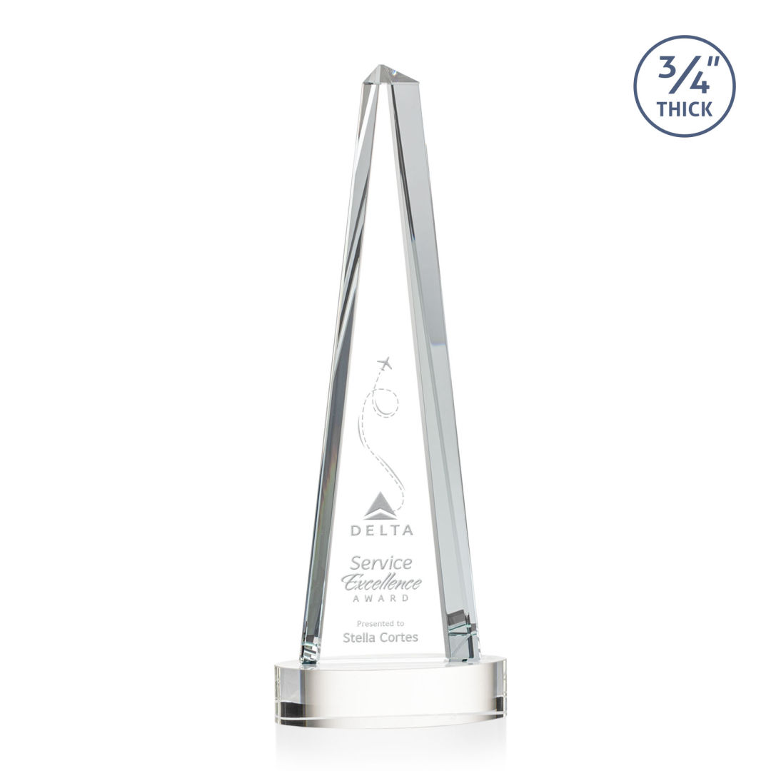 Majestic Tower Award on Alberton Base - Clear 4