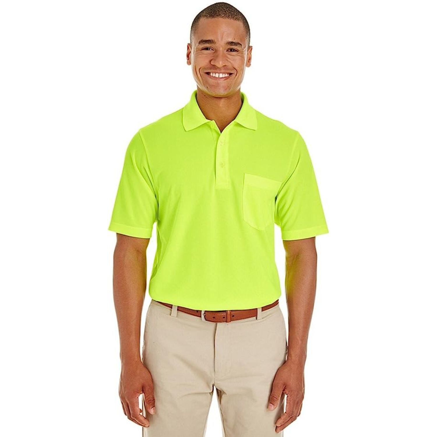 Hi Viz Non-ANSI Safety Workwear Polo w/ Pocket 4