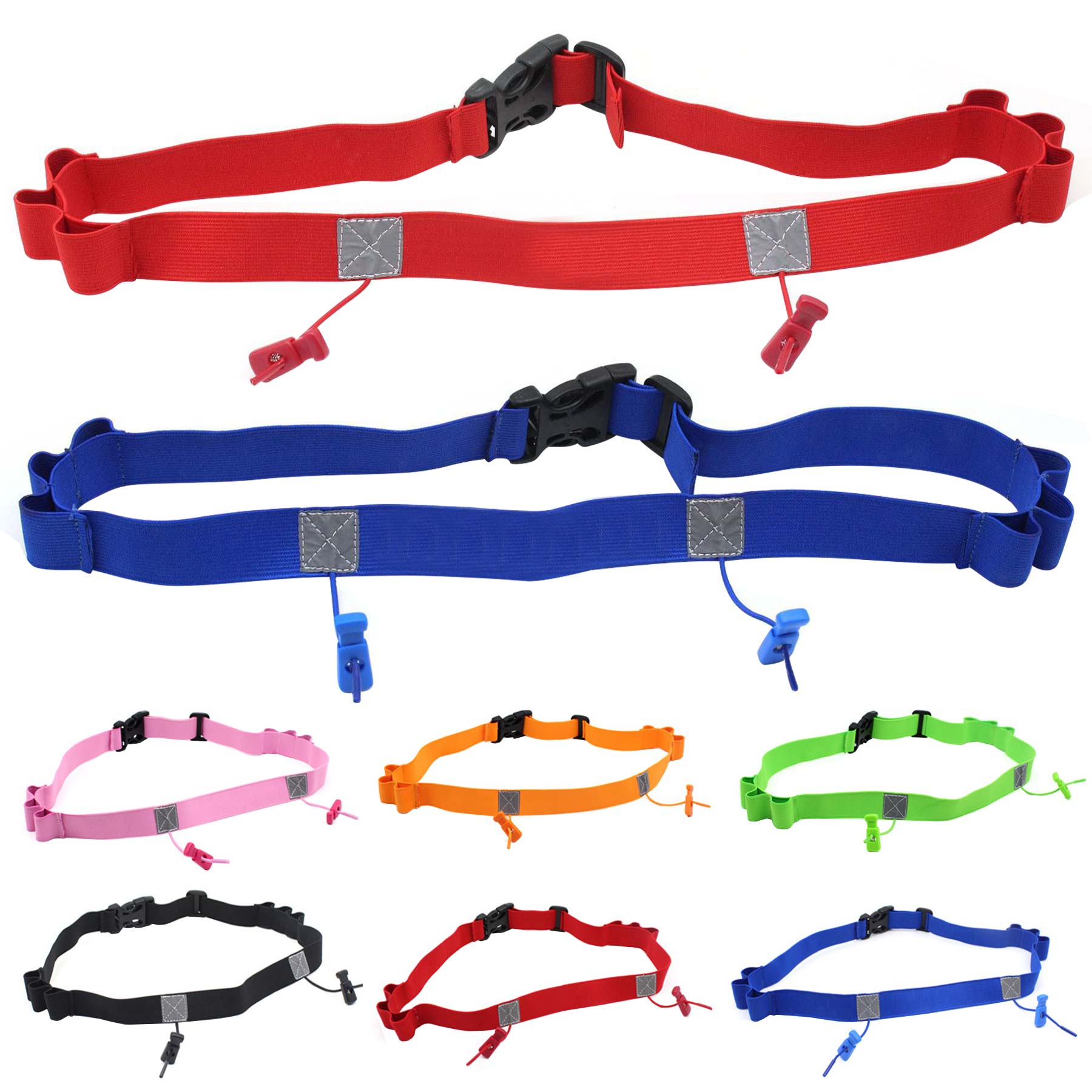 Race Number Belt with 6 Energy Gel Loops 2