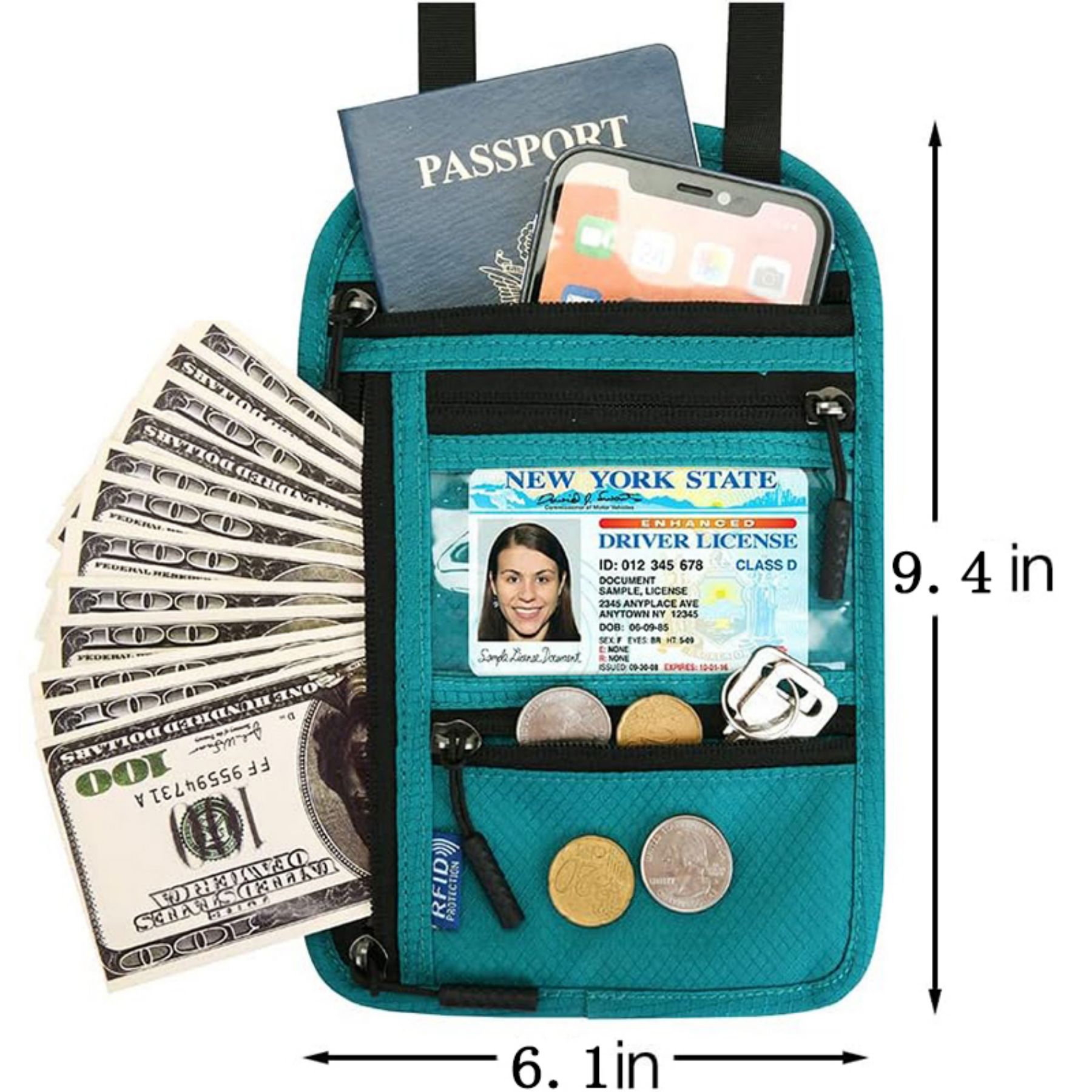 Travel Neck Wallet 3