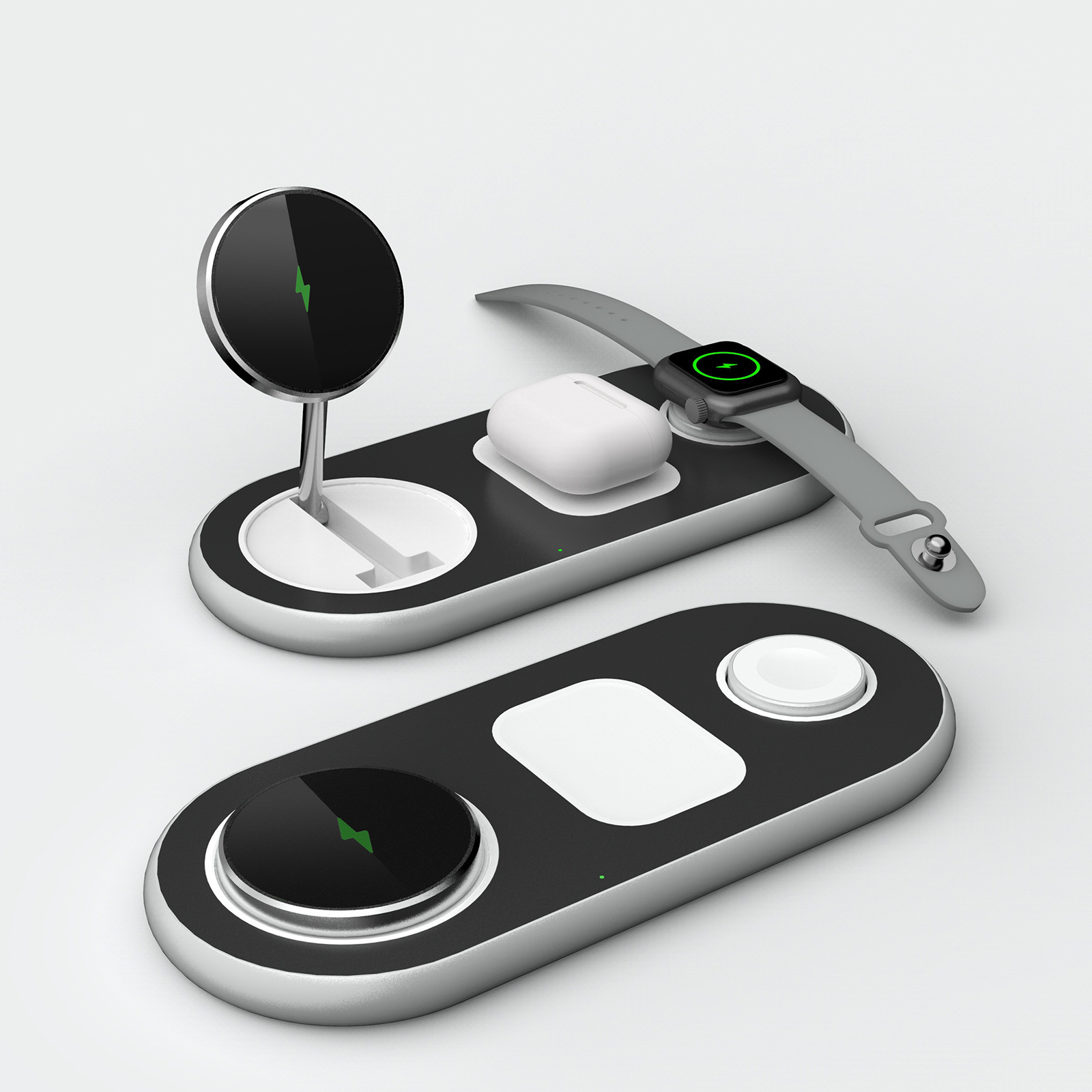 3-In-1 Strong Magnetic Snap Fast Wireless Charging Station 4