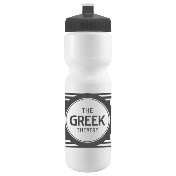 Cyclo-Cross 28oz Bike Bottle - White w/Push-Pull Lid 45