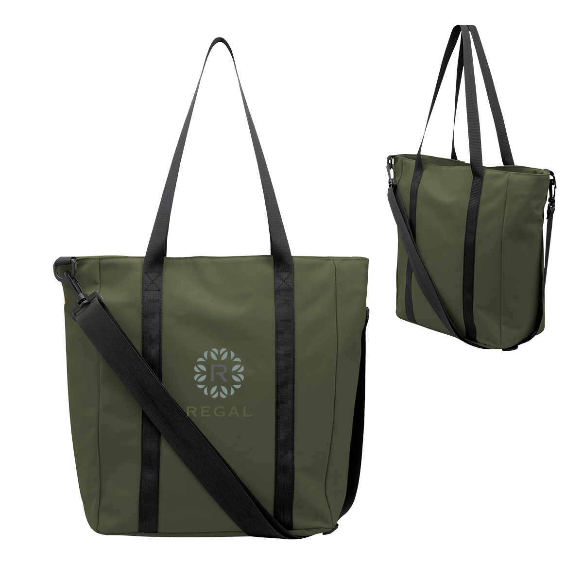 Hudson rPET Leatherette Computer Tote Bag 10