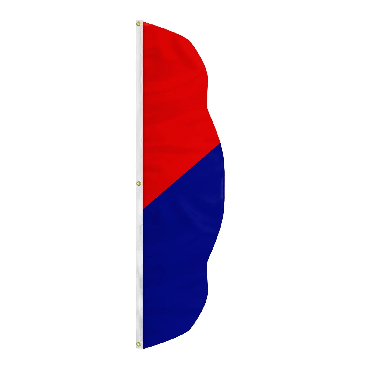 Semi-Stock 2 Color Feather Style 2 Attention Flag 2