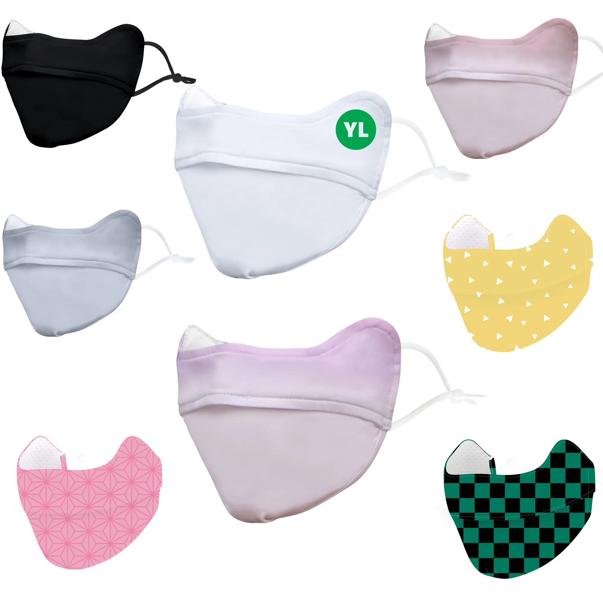 Customize Ice Silk Sunscreen Mask 2