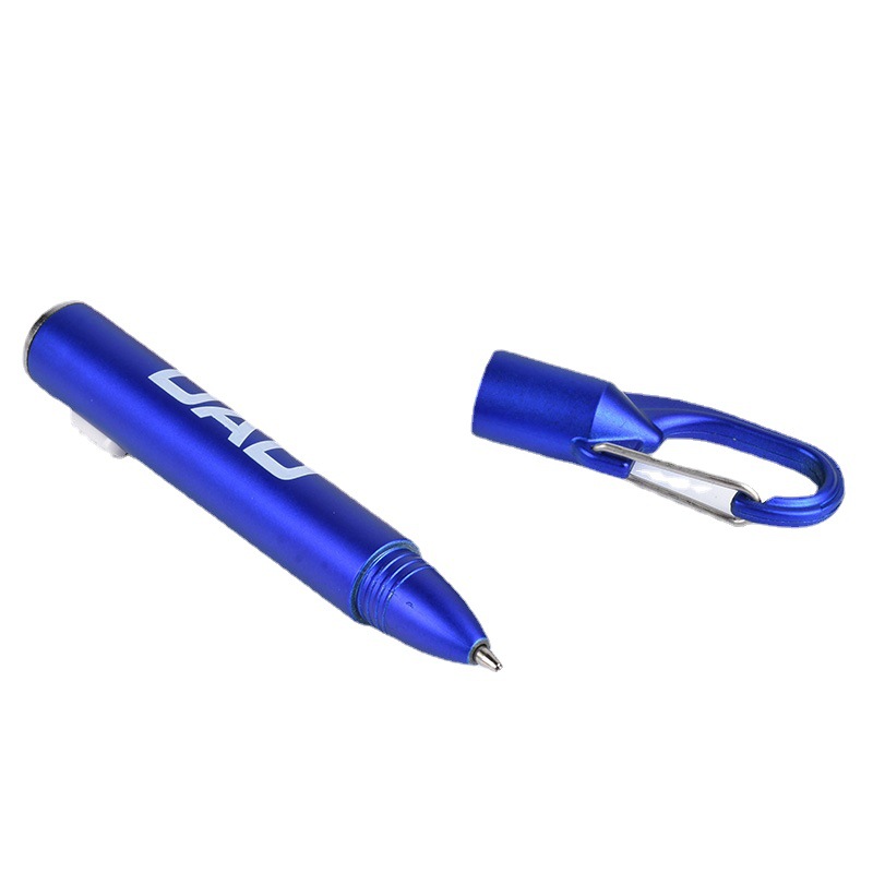 Carabiner Ballpoint Pen with LED Flashlight 5
