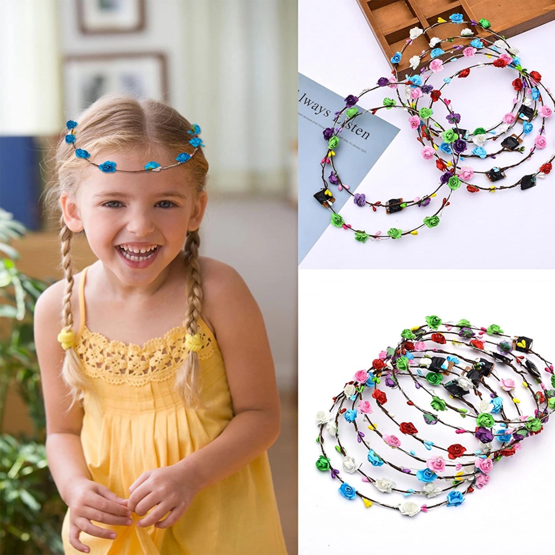 LED Flower Crown Headdress 6