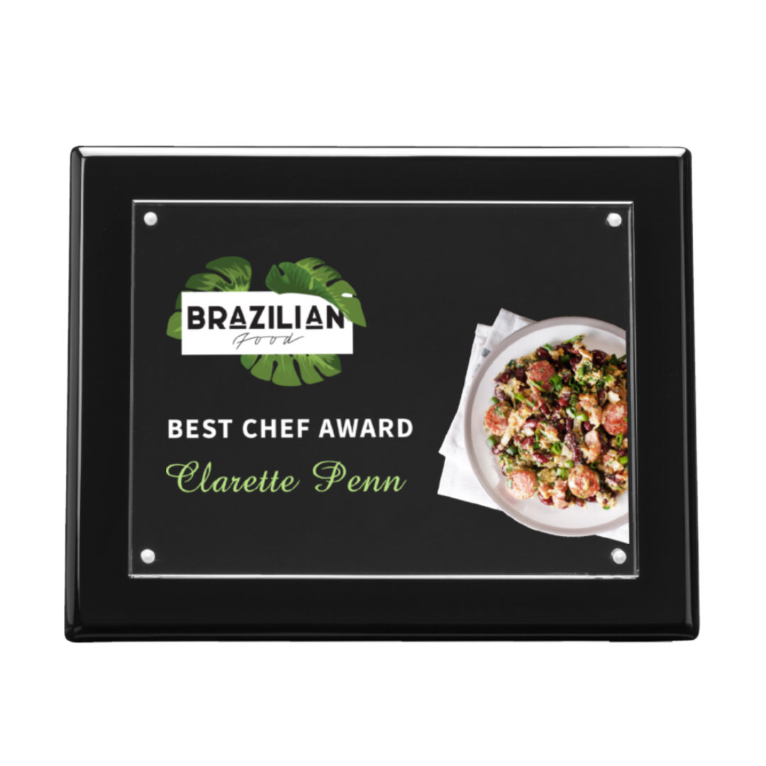 Sedum Plaque VividPrint™ - Black 6