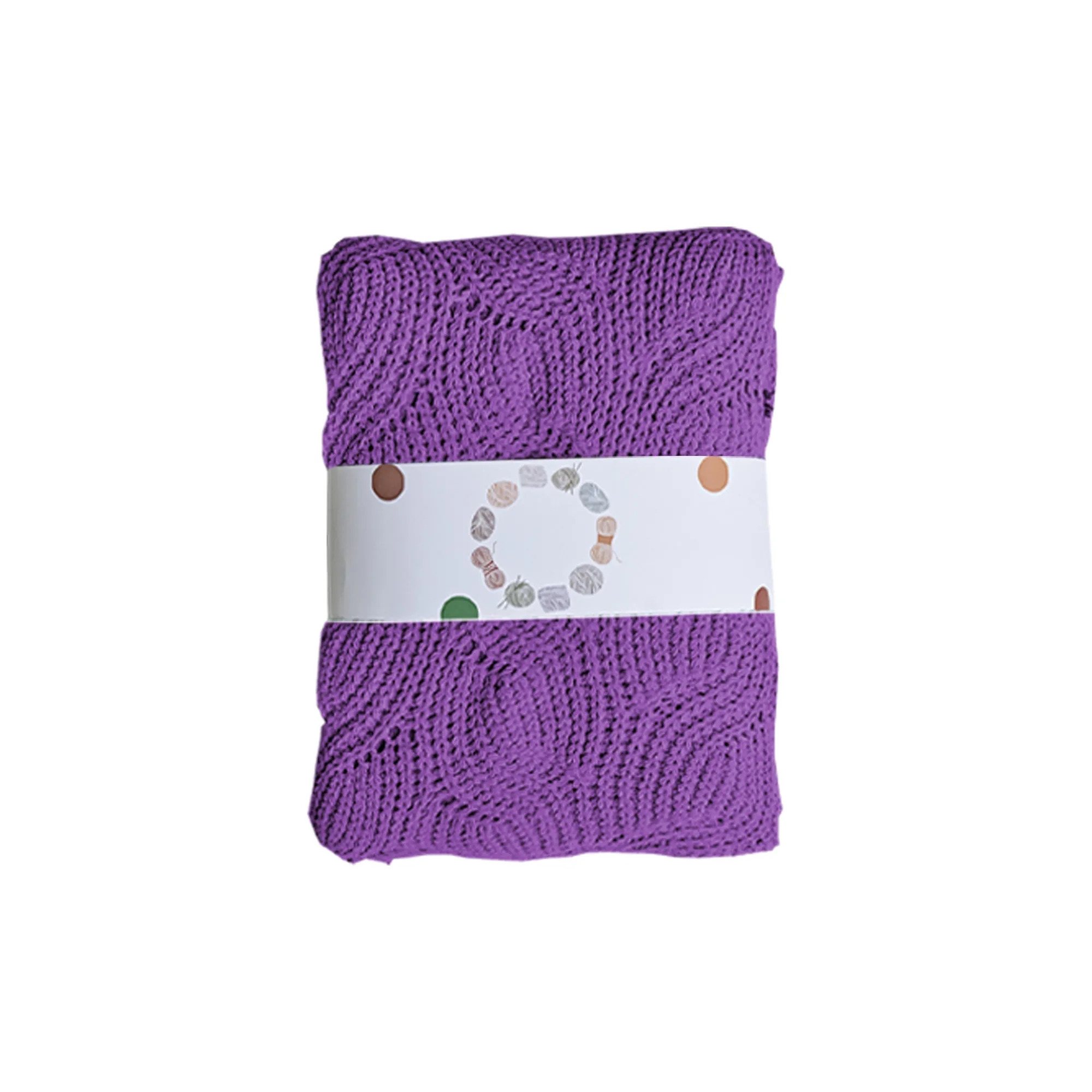 Living Room Knitted Blanket 63" x 51" 6