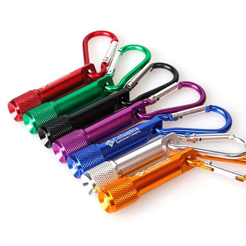 LED Flashlight Torch with Climbing Carabiner 2