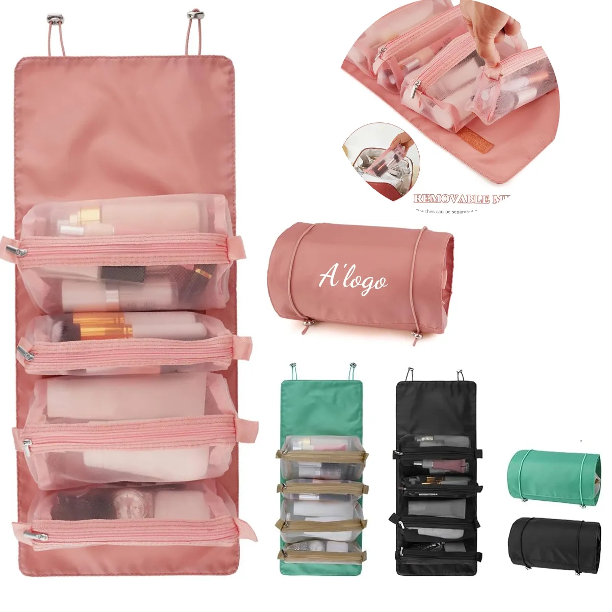 4 In 1 Removable Portable Cosmefic Bag 4
