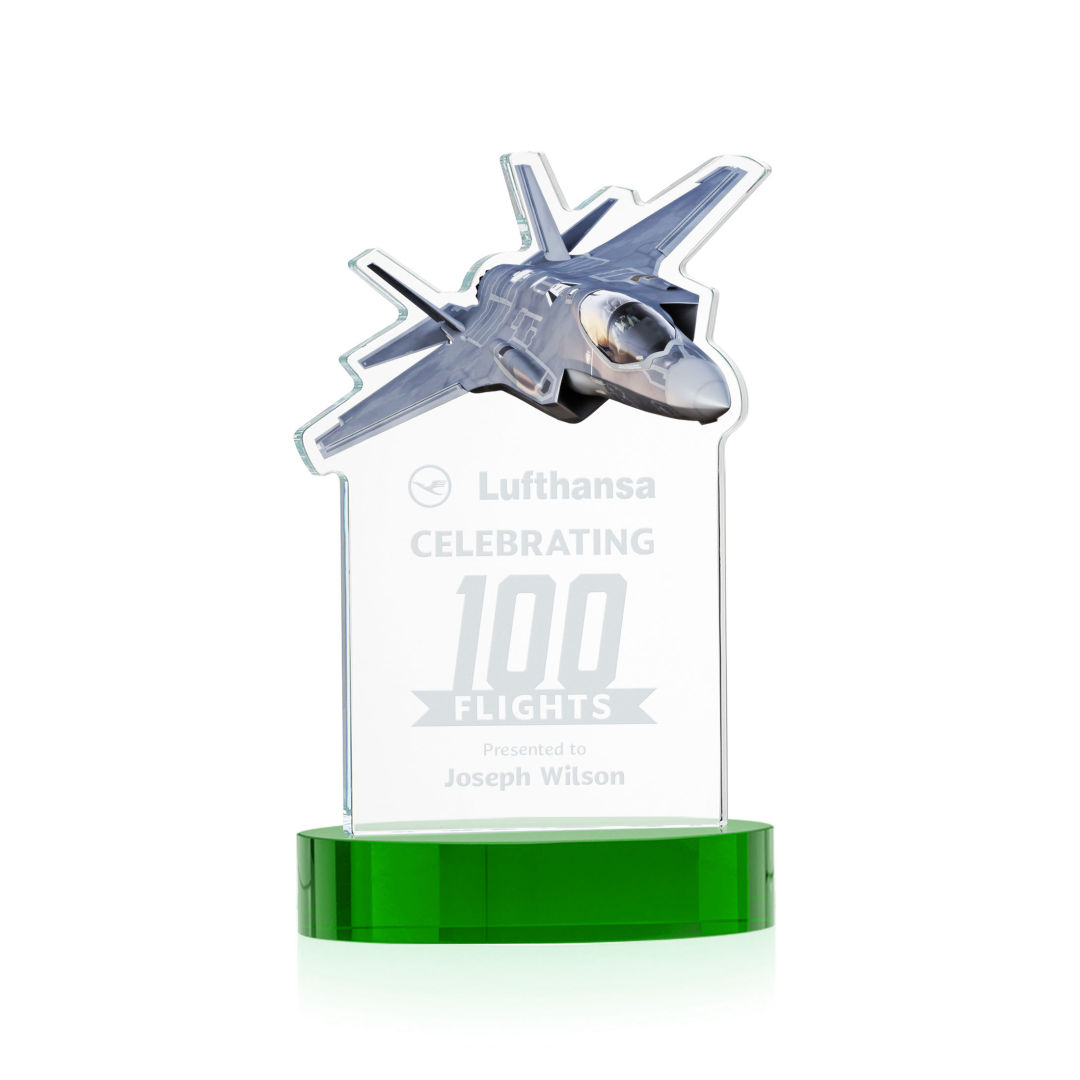 Top Gun Award on Alberton Base - Green 5