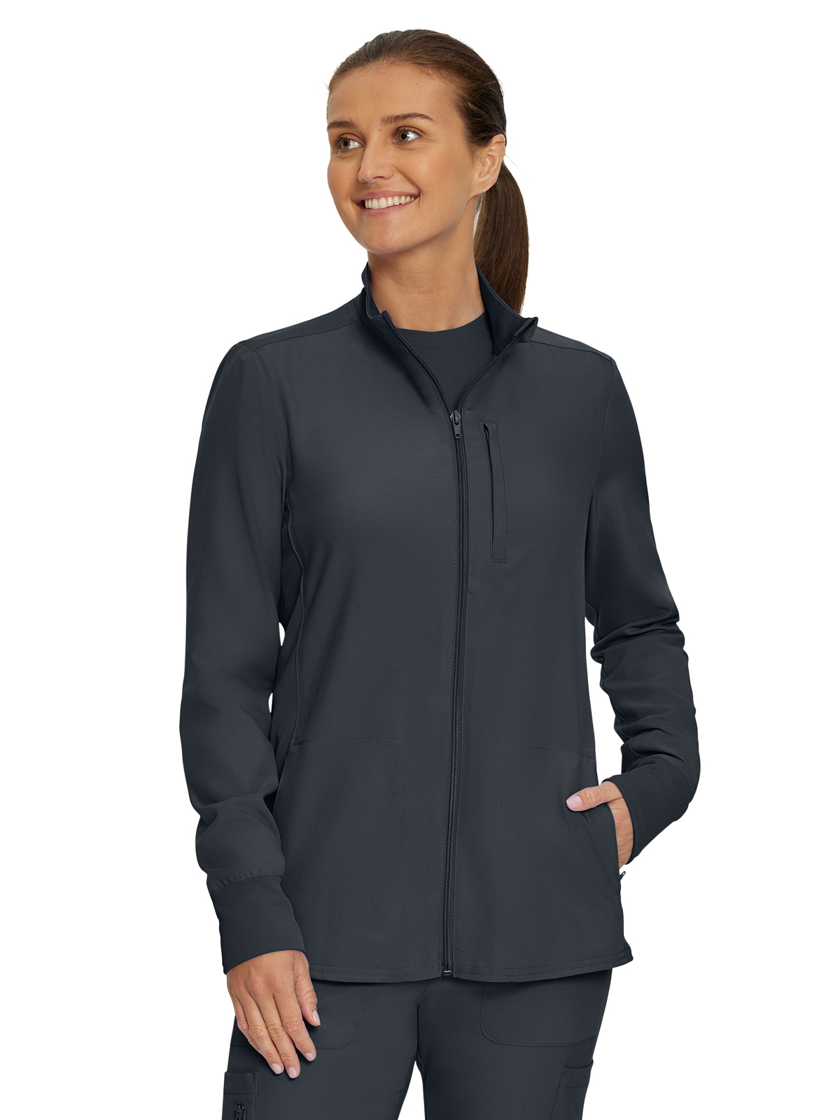 Landau - Forward - Women's Three-Pocket Mock-Neck Zip-Front Jacket 25