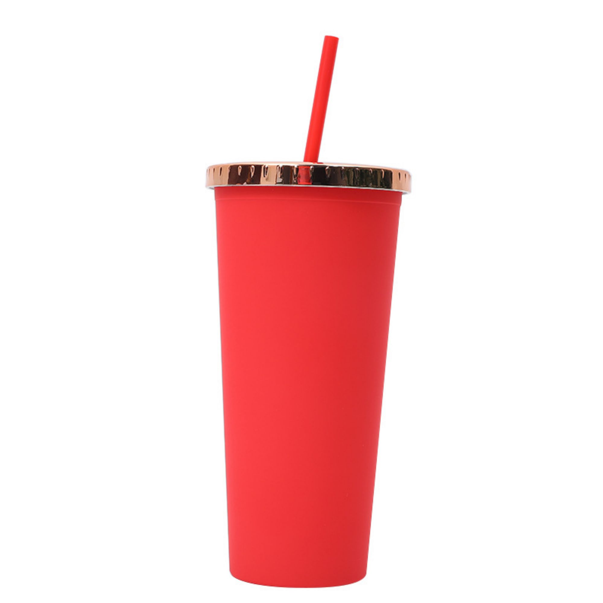 24 oz Flat Cap Straw Cup 4